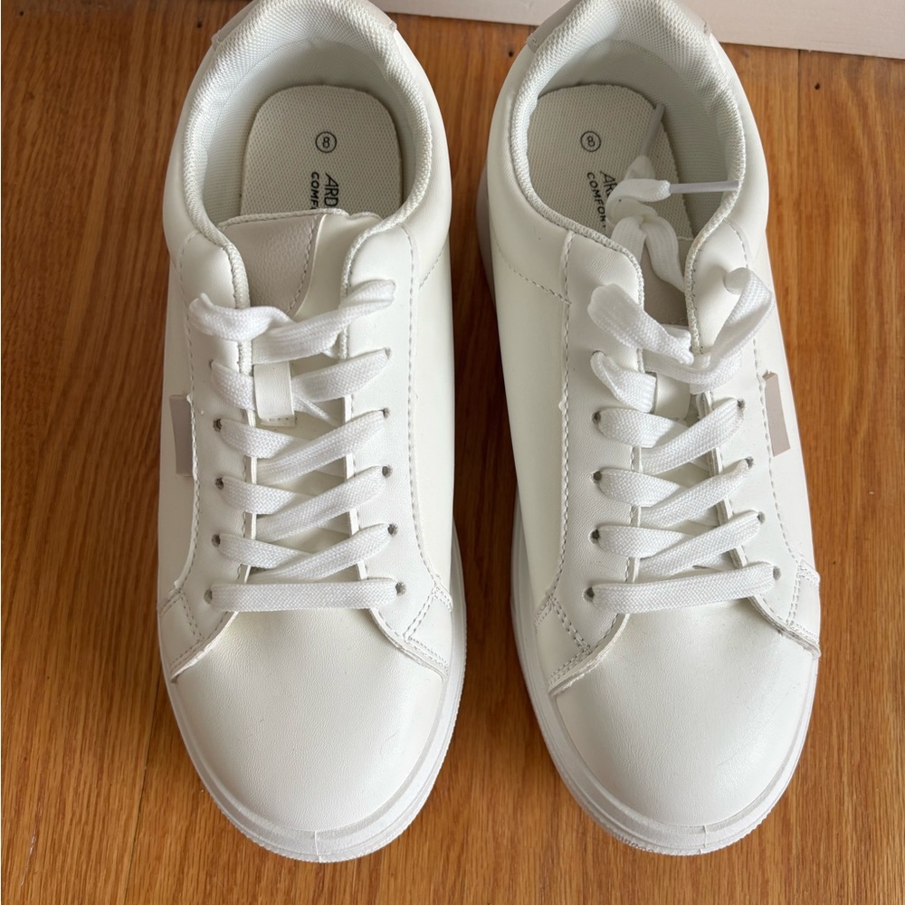 White Platform Sneakers